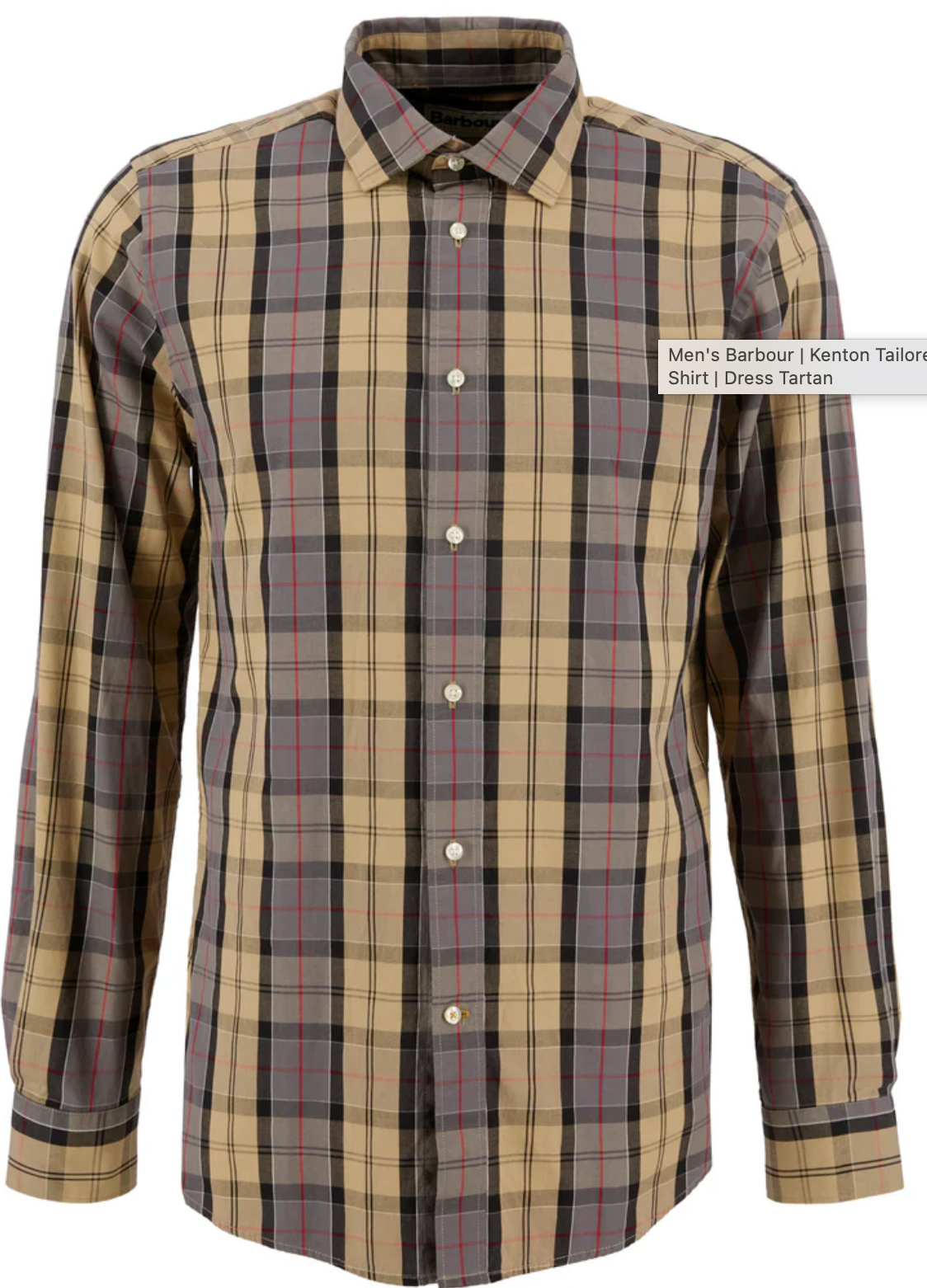 KENTON TAILORED LONG-SLEEVED SHIRT