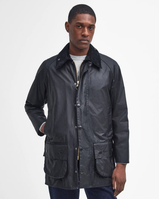 Barbour Black Beaufort Wax Jacket